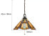 LED Tiffany Stil Pendelleuchte, Ø43,2cm