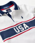 ფოტო #4 პროდუქტის Toddler & Little Girls Team USA Stretch Mesh Polo Dress