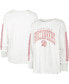 Women's White Distressed Tampa Bay Buccaneers Statement Long Sleeve T-shirt