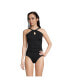 Фото #6 товара Women's High Neck to One Shoulder Multi Way One Piece Swimsuit