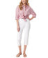 ფოტო #7 პროდუქტის Women's Amanda Striped Button-Front Shirt