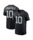 Фото #1 товара Men's Jimmy Garoppolo Black Las Vegas Raiders Player Name and Number T-shirt