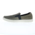 Фото #3 товара Drew Jump 43949-9T Mens Gray Leather Loafers & Slip Ons Casual Shoes