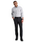 Фото #2 товара Men's Gabardine Skinny/Extra-Slim Fit Performance Stretch Flat-Front Dress Pants