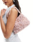 Фото #1 товара ASOS DESIGN frill and pearl grab bag in pink