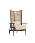 Accent Chair with Handwoven Cane