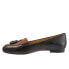 Фото #7 товара Trotters Caroline T1666-028 Womens Black Leather Slip On Loafer Flats Shoes
