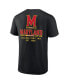 ფოტო #4 პროდუქტის Men's Black Maryland Terrapins Game Day 2-Hit T-shirt