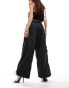 Фото #3 товара Sixth June texture nylon cargo pants in black