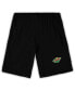 ფოტო #2 პროდუქტის Men's Black, Heathered Charcoal Minnesota Wild Big and Tall T-shirt and Shorts Sleep Set