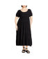 Plus Size Mila Plain Dress