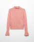 ფოტო #3 პროდუქტის Women's Knitted Cropped Sweater