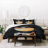 Фото #3 товара 3pc Full/Queen Domonique Brown Night Cowboy Polyester Duvet & Sham Set Black -