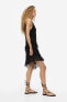 Фото #4 товара Flounced Satin Slip Dress