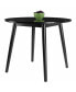 Moreno 28.94" Wood Round Drop Leaf Dining Table