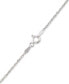ფოტო #3 პროდუქტის Blue Topaz (2-1/10 ct. t.w.) & Marcasite Heart Cluster 18" Pendant Necklace in Sterling Silver