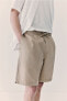 Фото #3 товара Relaxed Fit Linen-blend Shorts