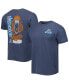 Фото #1 товара Men's Navy Jackson State Tigers Retro Comfort Color T-shirt