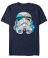 Фото #1 товара Star Wars Men's Classic Stained-Glass Stormtrooper Helmet Short Sleeve T-Shirt