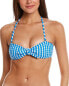 Lemlem Zala Bandeau Bikini Top Women's Blue S