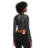 ფოტო #2 პროდუქტის SUPERDRY Sequin Crop long sleeve high neck T-shirt