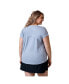 ფოტო #2 პროდუქტის Plus Size Microtech Chill B Cool Tee