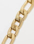 Фото #2 товара ASOS DESIGN waterproof stainless steel chain necklace in gold tone