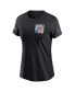 ფოტო #2 პროდუქტის Women's Black Baltimore Ravens 2023 NFL Crucial Catch Sideline Tri-Blend T-shirt