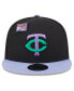 ფოტო #4 პროდუქტის Men's Black/Purple Minnesota Twins Grape Big League Chew Flavor Pack 9FIFTY Snapback Hat