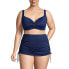 Фото #6 товара Plus Size Twist Front Underwire Bikini Swimsuit Top Adjustable Straps