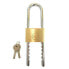 Key padlock EDM Adjustable Brass