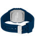 ფოტო #4 პროდუქტის Unisex Digital Ironman Classic Silicone Blue Watch 40mm