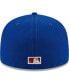 Фото #2 товара Men's Royal New York Mets Meteor 59FIFTY Fitted Hat