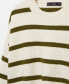 Фото #6 товара Women's Round-Neck Striped Sweater