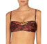 Peony 285610 Women Printed Bandeau Bikini Top Swimwear, Size 6