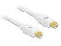 Фото #1 товара Delock 1.5m Displayport mini M/M - 1.5 m - mini DisplayPort - mini DisplayPort - White - Gold - Male/Male