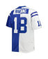 Фото #2 товара Men's Peyton Manning White, Royal Indianapolis Colts Big and Tall Split Legacy Retired Player Replica Jersey