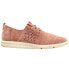 Фото #1 товара TOMS Del Rey Lace Up Womens Pink Sneakers Casual Shoes 10011744