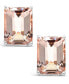 ფოტო #3 პროდუქტის Morganite (2-3/4 ct. t.w.) Stud Earrings in 14K White Gold