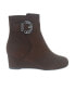 Women's Gandan Memory Foam Wedge Booties