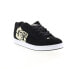 Фото #3 товара DC Net 302361-BC1 Mens Black Nubuck Lace Up Skate Inspired Sneakers Shoes