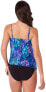Фото #2 товара Magicsuit 259489 Women's Ruffled Feathers V-Neck Tankini Top Swimwear Size 10