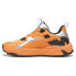 Фото #3 товара Puma RsTrck Metallic Lace Up Womens Orange Sneakers Casual Shoes 39470802