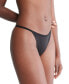 Women's Ideal Stretch Micro String Thong Underwear QD5115