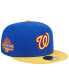 Фото #1 товара Men's Royal, Yellow Washington Nationals Empire 59FIFTY Fitted Hat