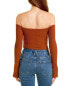 Фото #2 товара Good American 1/2-Zip Bodysuit Women's Brown 0
