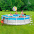 COLOR BABY Round Pool Clearview Prism Frame With Cob -Coat And Tapiz 427x107 cm