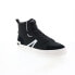 Фото #4 товара Lacoste L004 Mid 0722 2 CMA Mens Black Canvas Lifestyle Sneakers Shoes