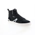 Lacoste L004 Mid 0722 2 CMA Mens Black Canvas Lifestyle Sneakers Shoes