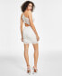 ფოტო #2 პროდუქტის Juniors' Glitter Stretch-Lace Bodycon Dress